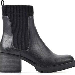 WHITE MOUNTAIN Shoes Women's Benji Boot, Black/Multi/Smooth Size 10